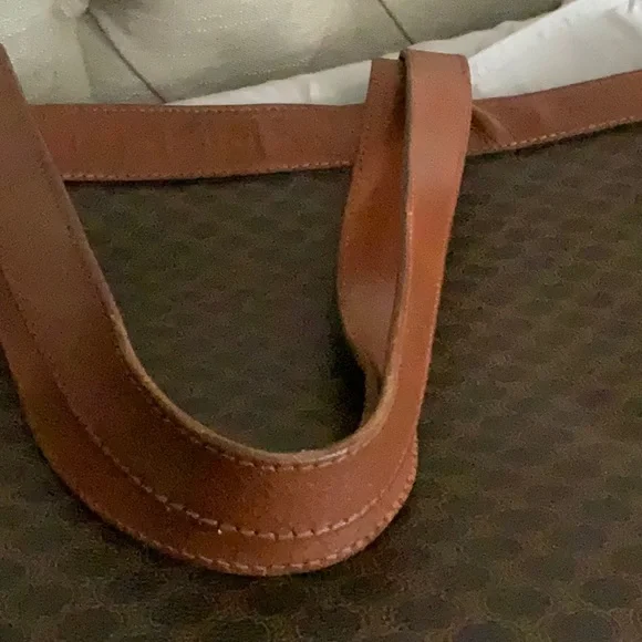 Celine Elegant Brown and Tan Tote - Picture 5 of 16